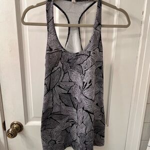 lululemon athletica Cool Racerback in Dottie Tribe Pattern Black/White Tank Top